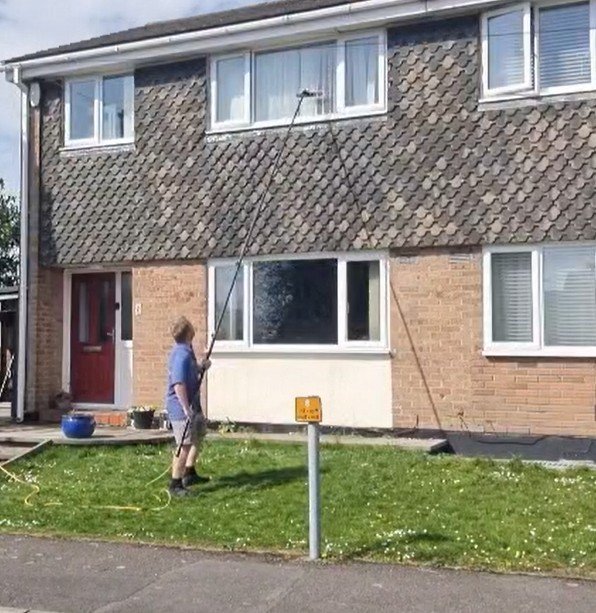 An image of window cleaning services of North Bristol Window Cleaners in Almondsbury